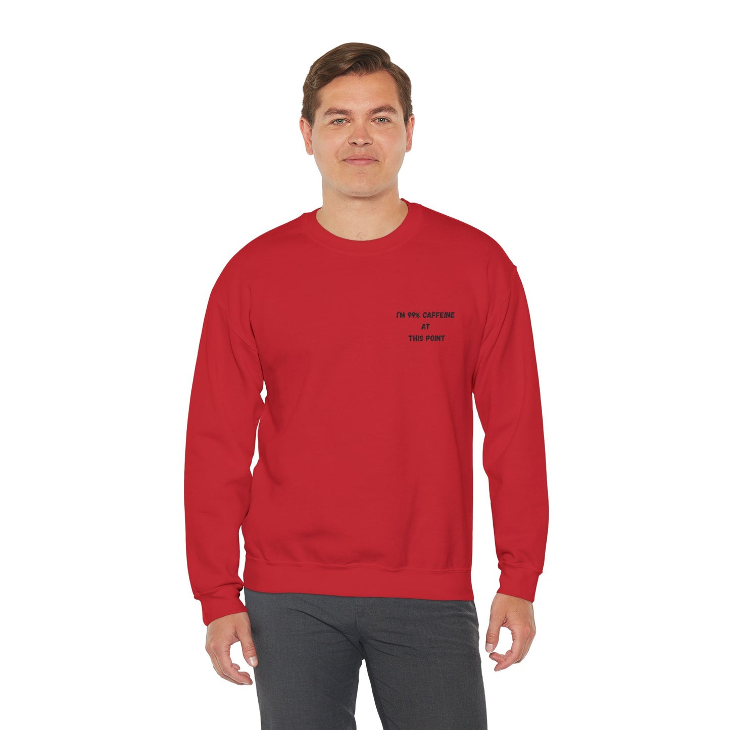 Caffeine Lover's Crewneck Sweatshirt | Unisex Heavy Blend