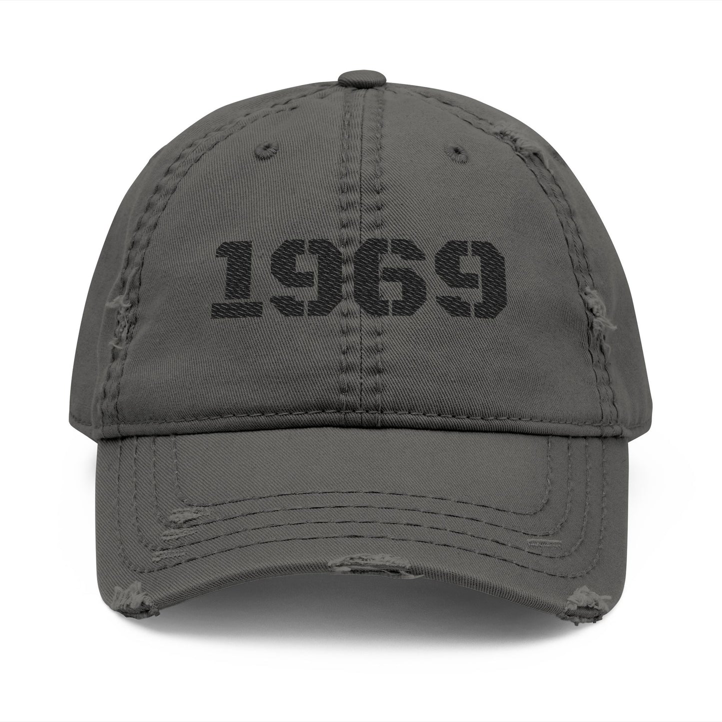 Vintage Distressed Dad Hat | 1969 Embroidered Cap for Casual Style, Birthday Gift, Father's Day, Everyday Wear - product image