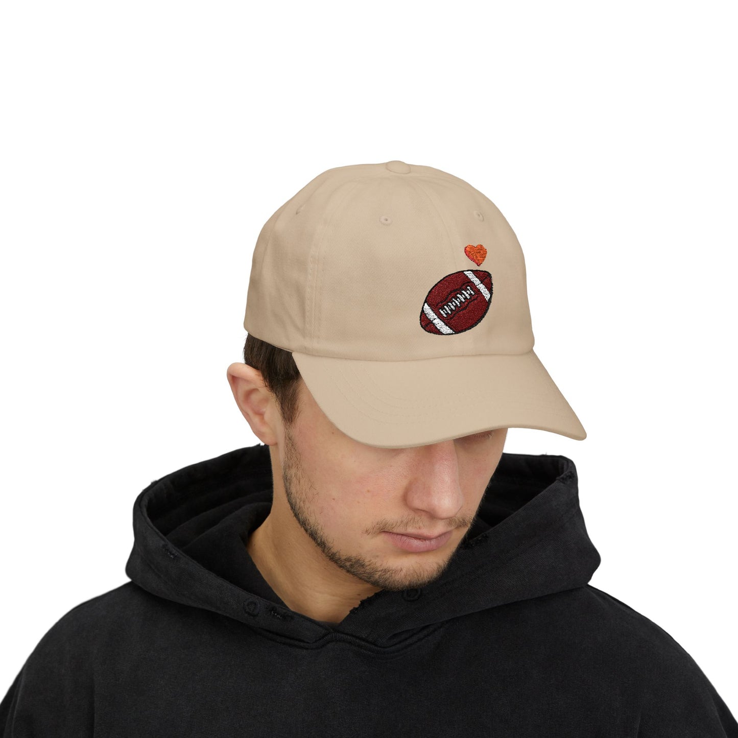 Cute Football Dad Cap, Father's Day Gift, Casual Style Hat, Sports Lover Accessory, Gift for Dad, Outdoor Activities