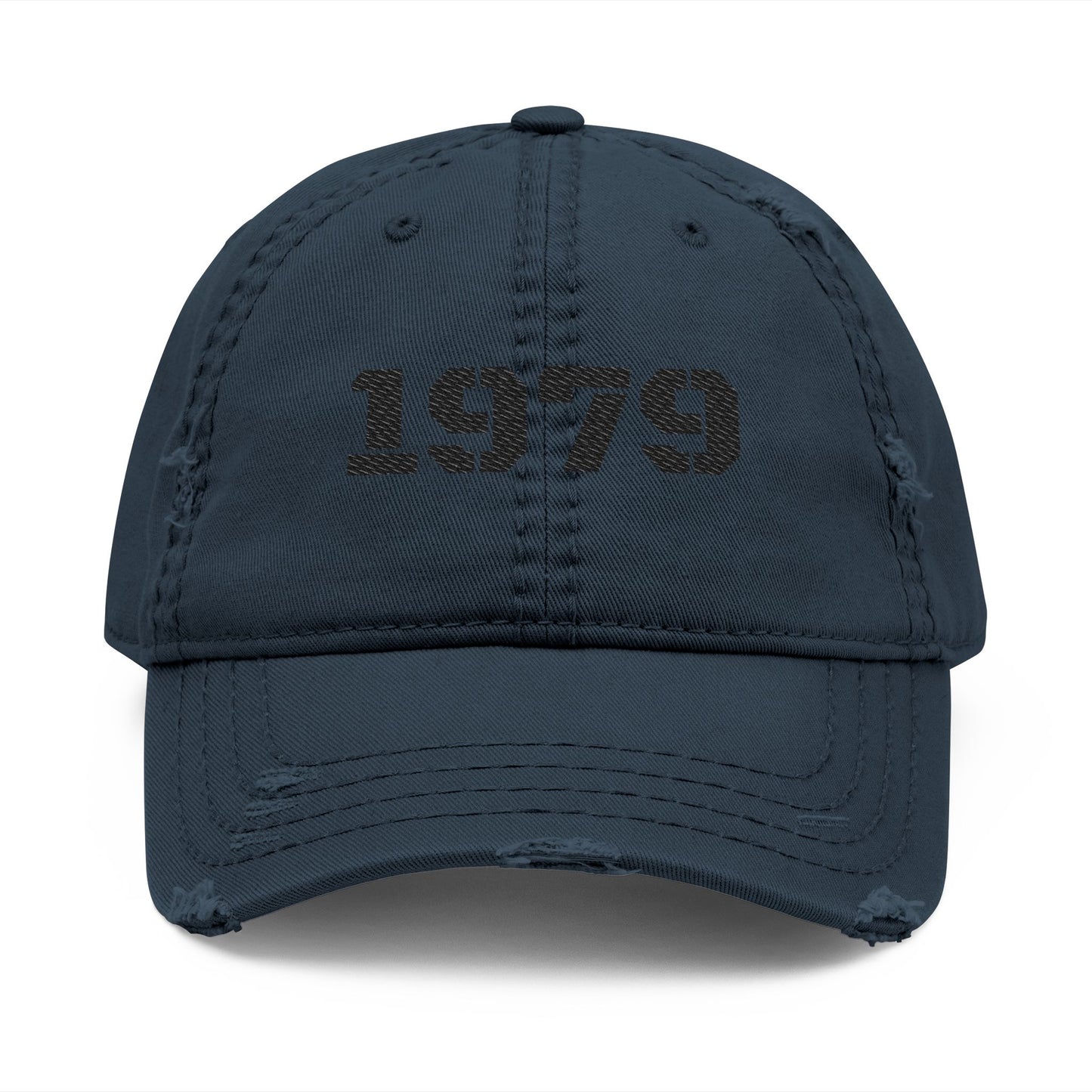 Vintage Distressed Dad Hat, 1979 Cap, Embroidered Baseball Cap, Gift for Dad, Casual Outfit Accessory, Summer Hat