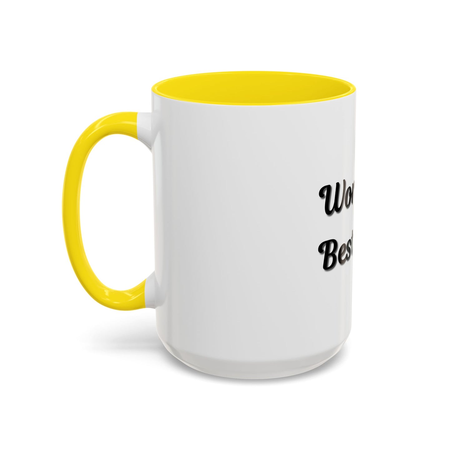 World's Best Mom Accent Coffee Mug - 11oz & 15oz - Perfect Gift for Mother's Day