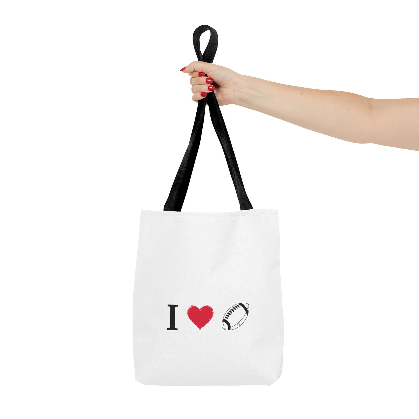 Football Lover's Tote Bag - Perfect for Game Day, Sports Events, Gifts for Fans, Eco-Friendly Carryall, Personal Use, Travel Bag