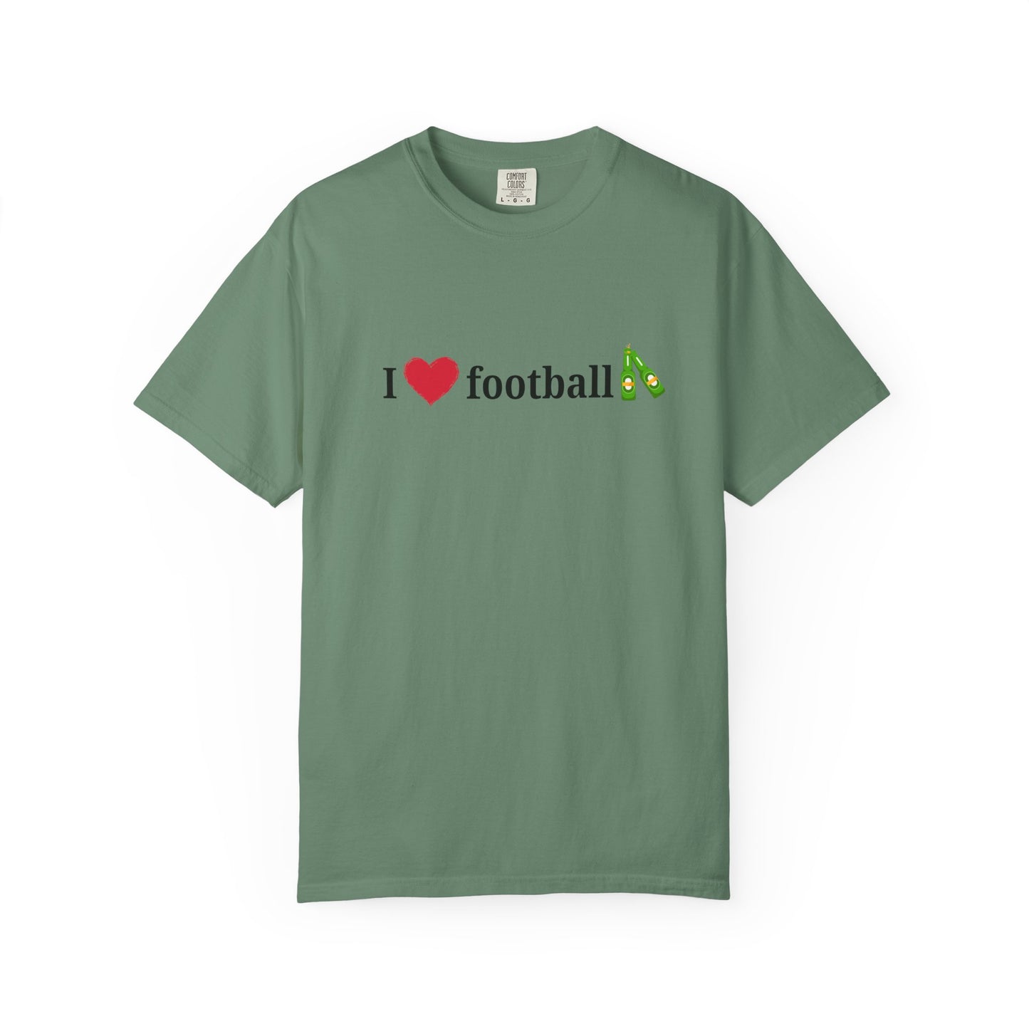 Unisex Football Love Tee - Casual Cotton T-Shirt, Gift for Sports Fans, Comfortable Daily Wear, Perfect for Game Days, Fun Summer Outfits