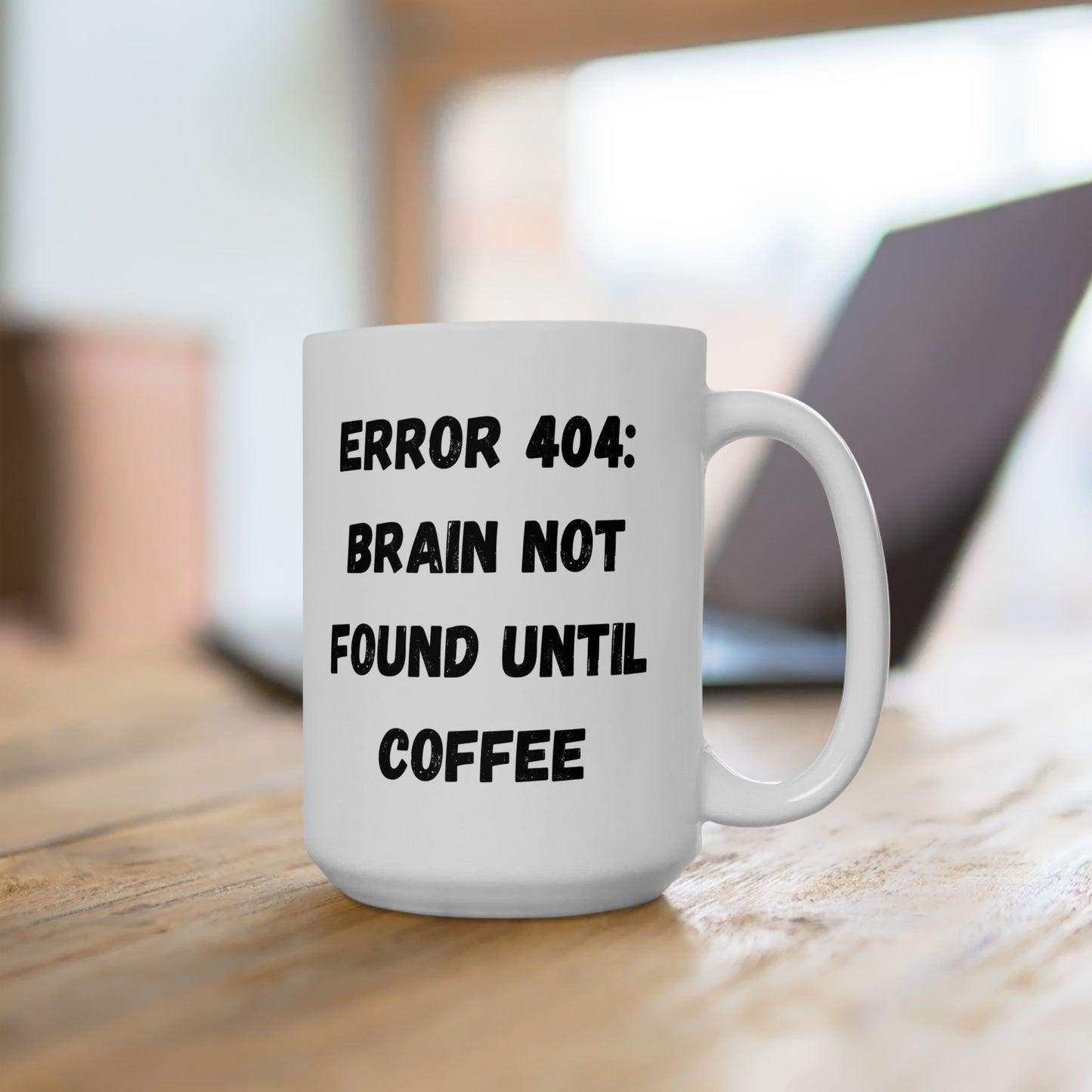 Funny Error 404 Ceramic Mug - Perfect Gift for Tech Lovers