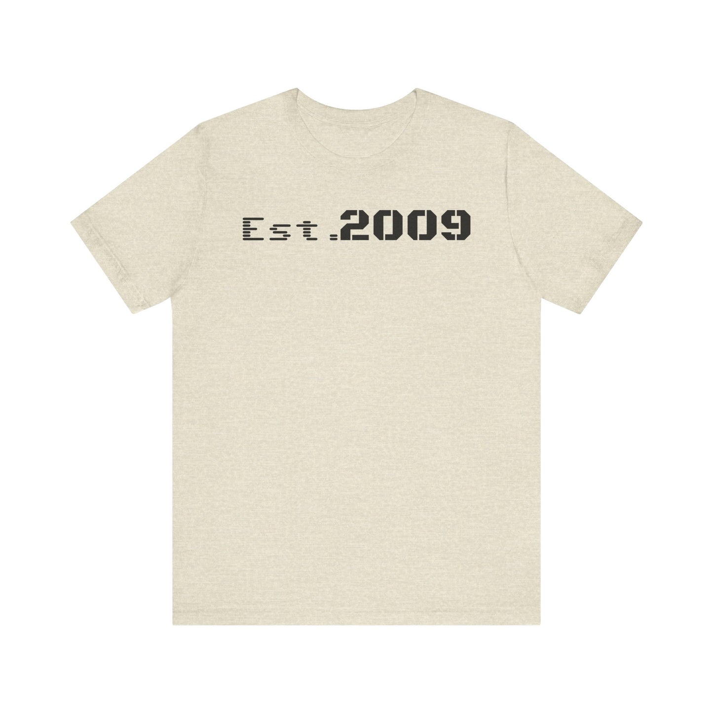 Established 2009 Unisex Tee - Casual Wear, Birthday Gift, Graduation Outfit, Anniversary Shirt, Personalized Fashion