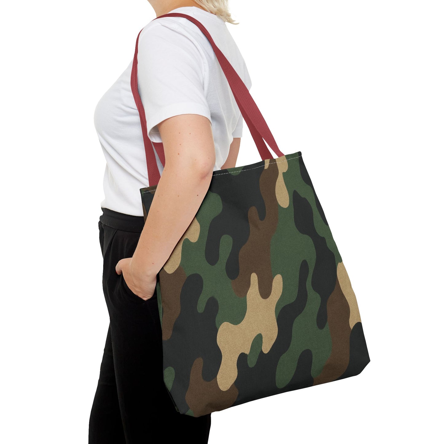 Stylish Camouflage Tote Bag, Reusable Shopping Bag, Beach Tote, Casual Carry-All, Gift for Him or Her