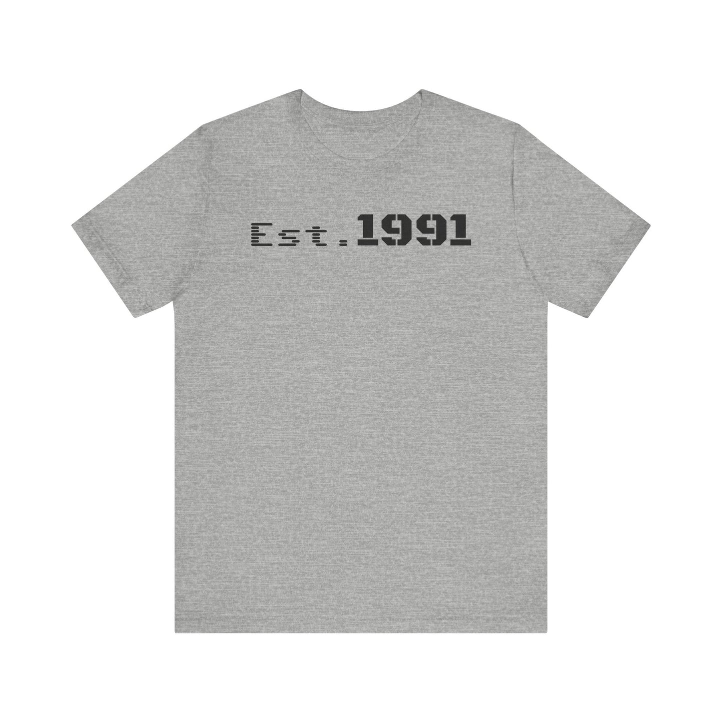 Established 1991 Unisex Jersey Tee | Vintage Anniversary Gift | Casual Wear, Birthday Shirt, Retro Style, Statement Tee, Gift for Him/Her