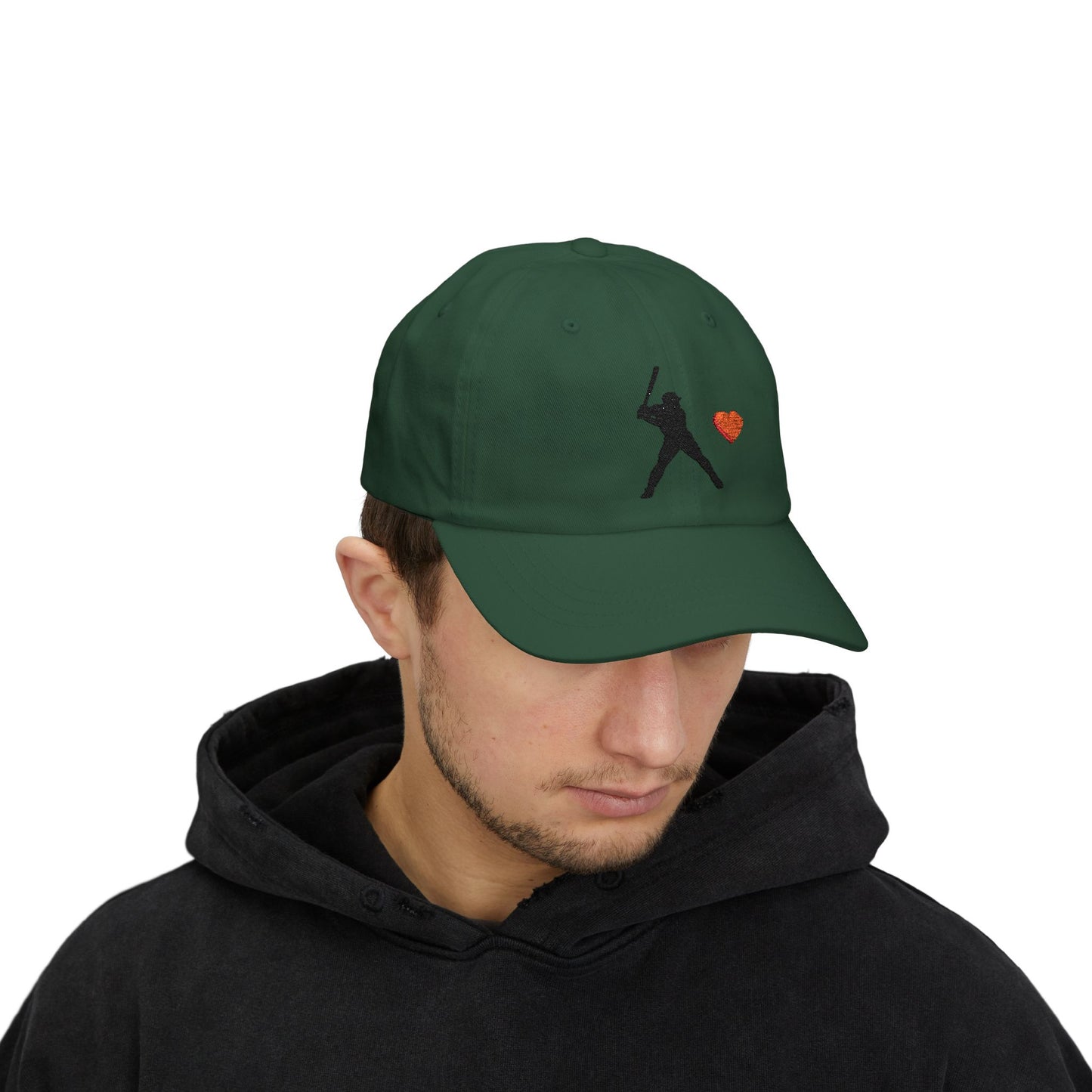 Baseball Love Dad Cap - Perfect Gift for Sports Dads, Father's Day, Casual Wear, Summer Style, Stylish Baseball Hat
