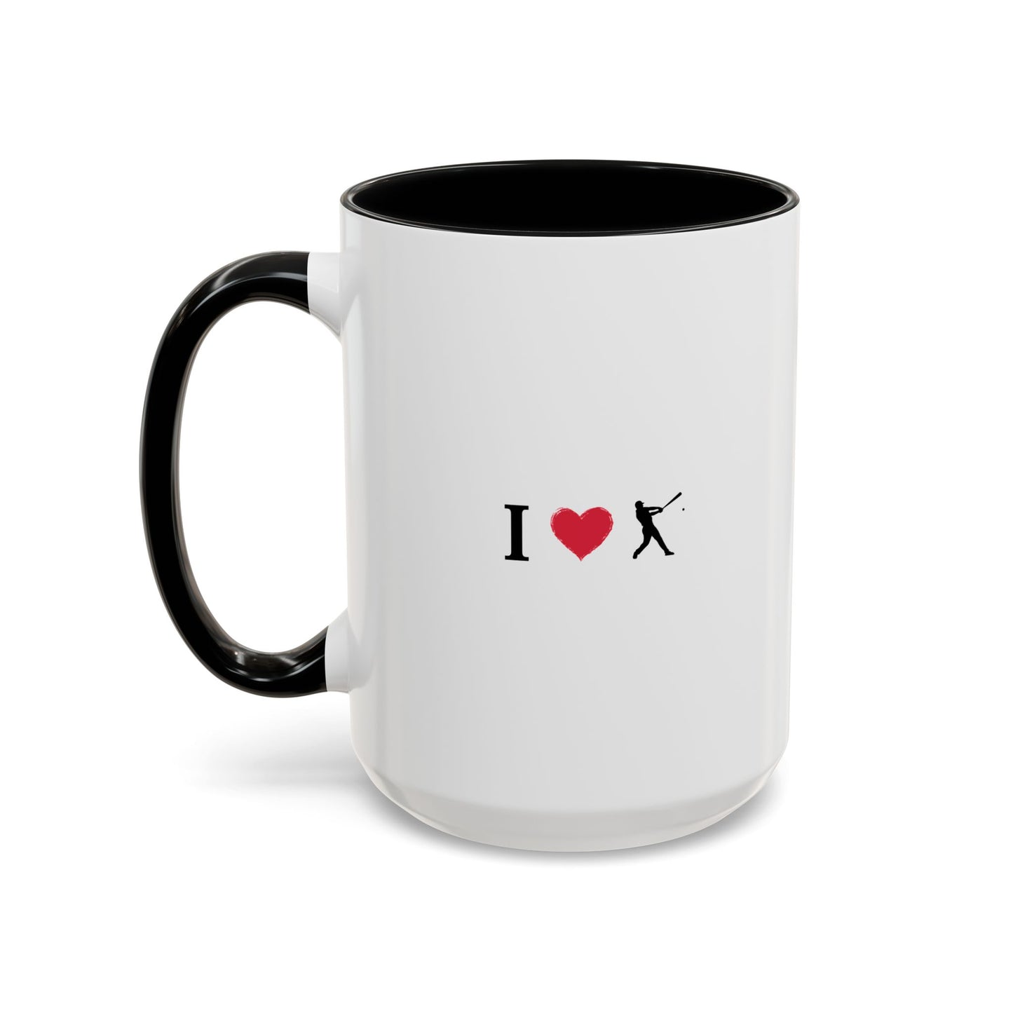 Baseball Love Accent Coffee Mug – Perfect Gift for Sports Fans, Home or Office Use, Great for Birthdays, Anniversaries, and Holidays