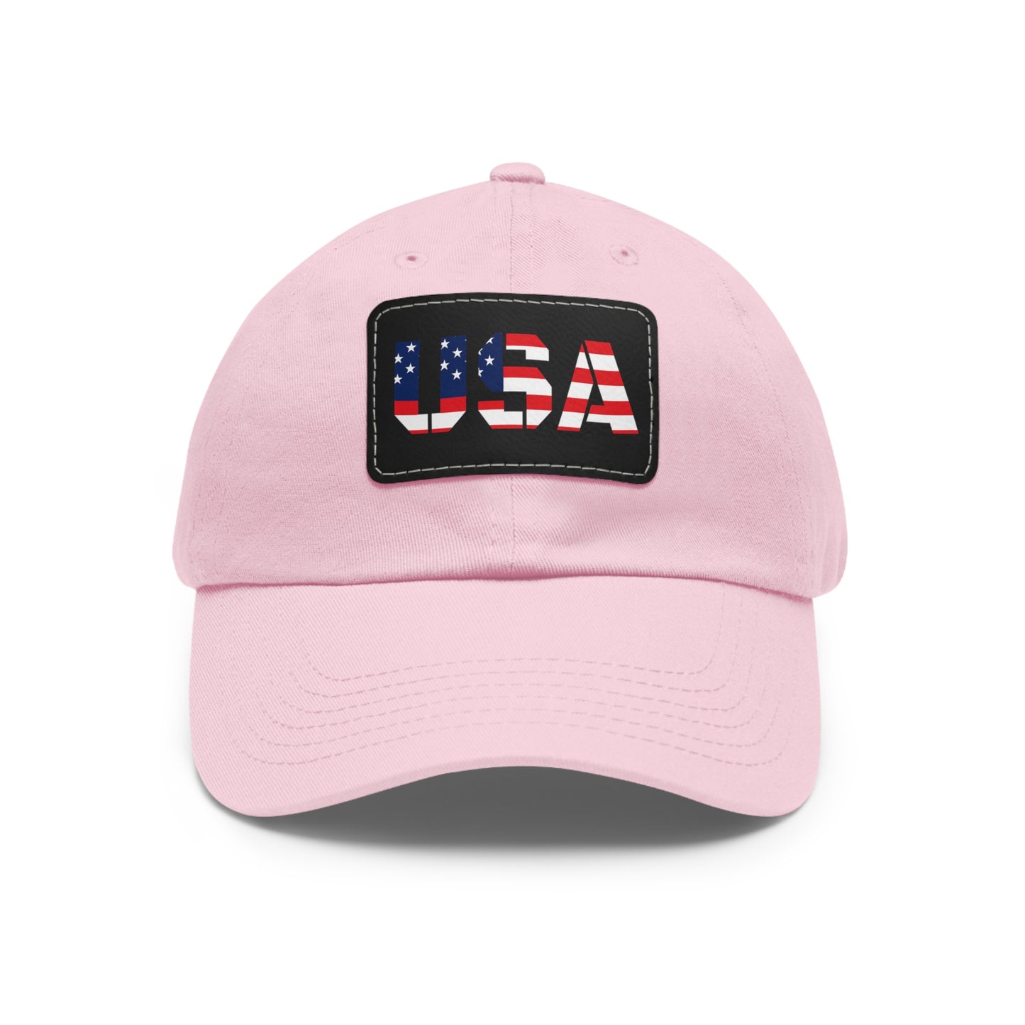 Dad Hat with USA Leather Patch