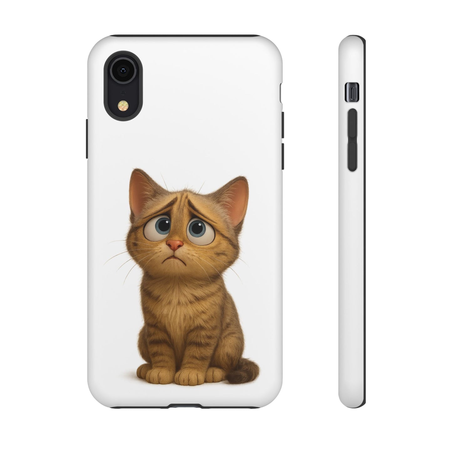 Cute Cat Phone Case, Funny Kitty Case, Animal Lover Gift, Cat Lover Accessory, Unique Cat Design Case, Pet Mom Gift