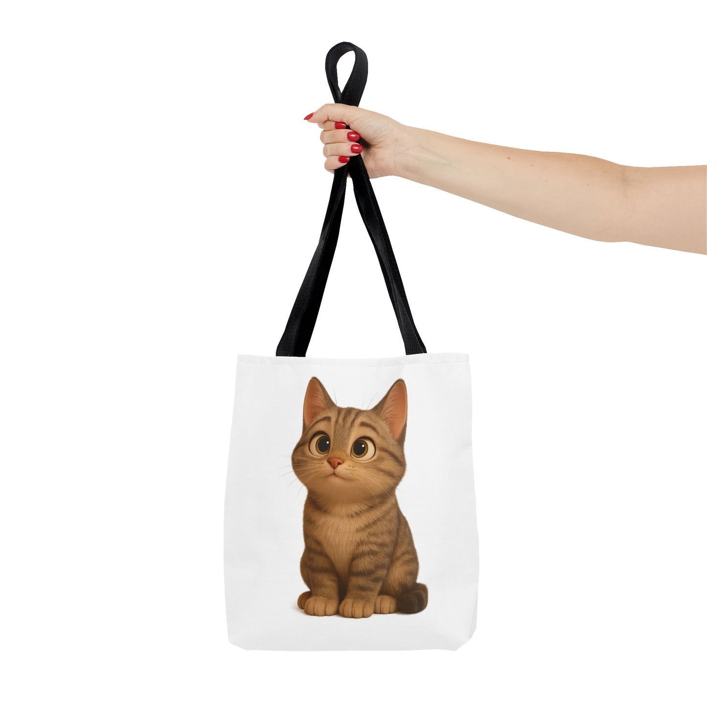 Cute Cat Tote Bag - Perfect for Animal Lovers, Eco-Friendly Carryall, Beach Bag, Shopping Tote, Gift for Cat Owners