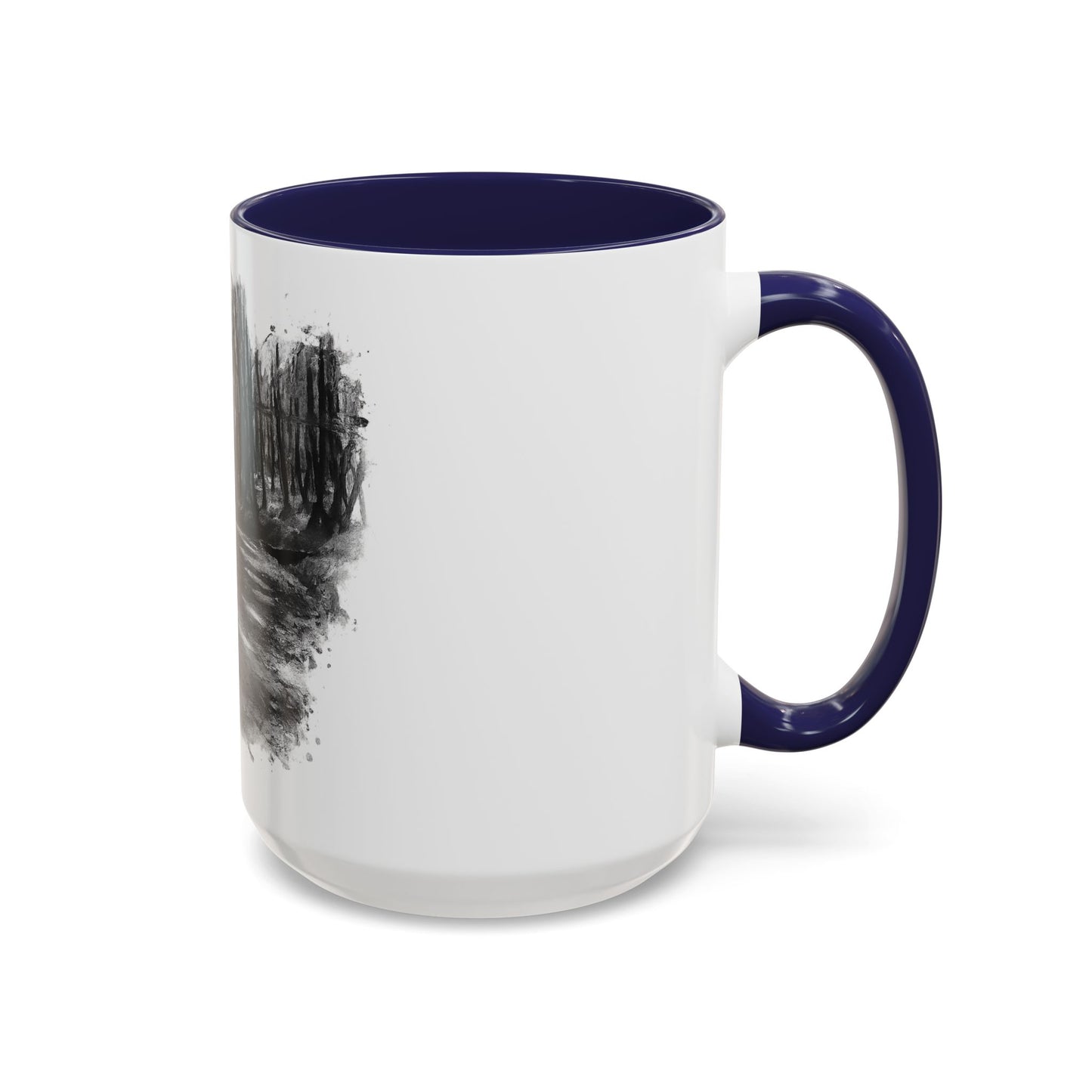 Moody Abstract Forest Coffee Mug | Unique Gift for Nature Lovers, Cozy Home Decor, Perfect for Coffee, Tea, and Hot Chocolate