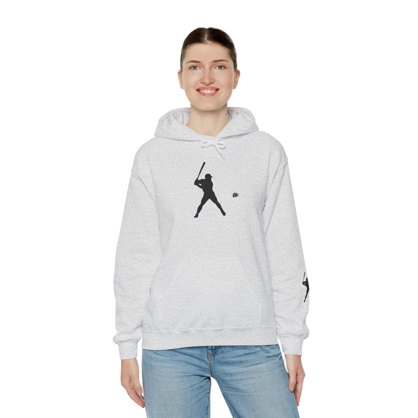 Baseball Themed Unisex Hoodie, Streetwear, Sports Fan Sweatshirt, Gift for Athletes, Casual Wear, Fall Fashion
