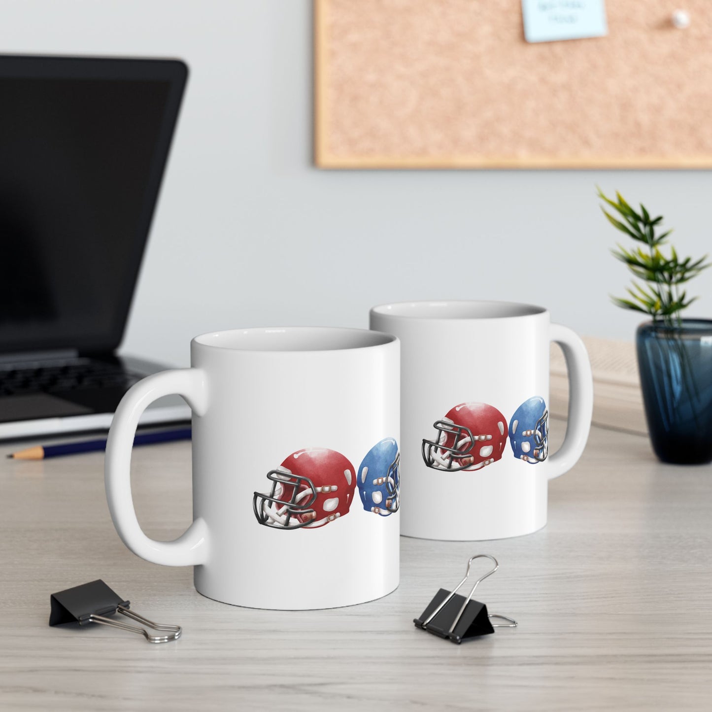 Football Fan Ceramic Mug | 11oz, 15oz | Perfect for Game Day, Sports Enthusiasts, Gifts, Tailgating, Team Celebration