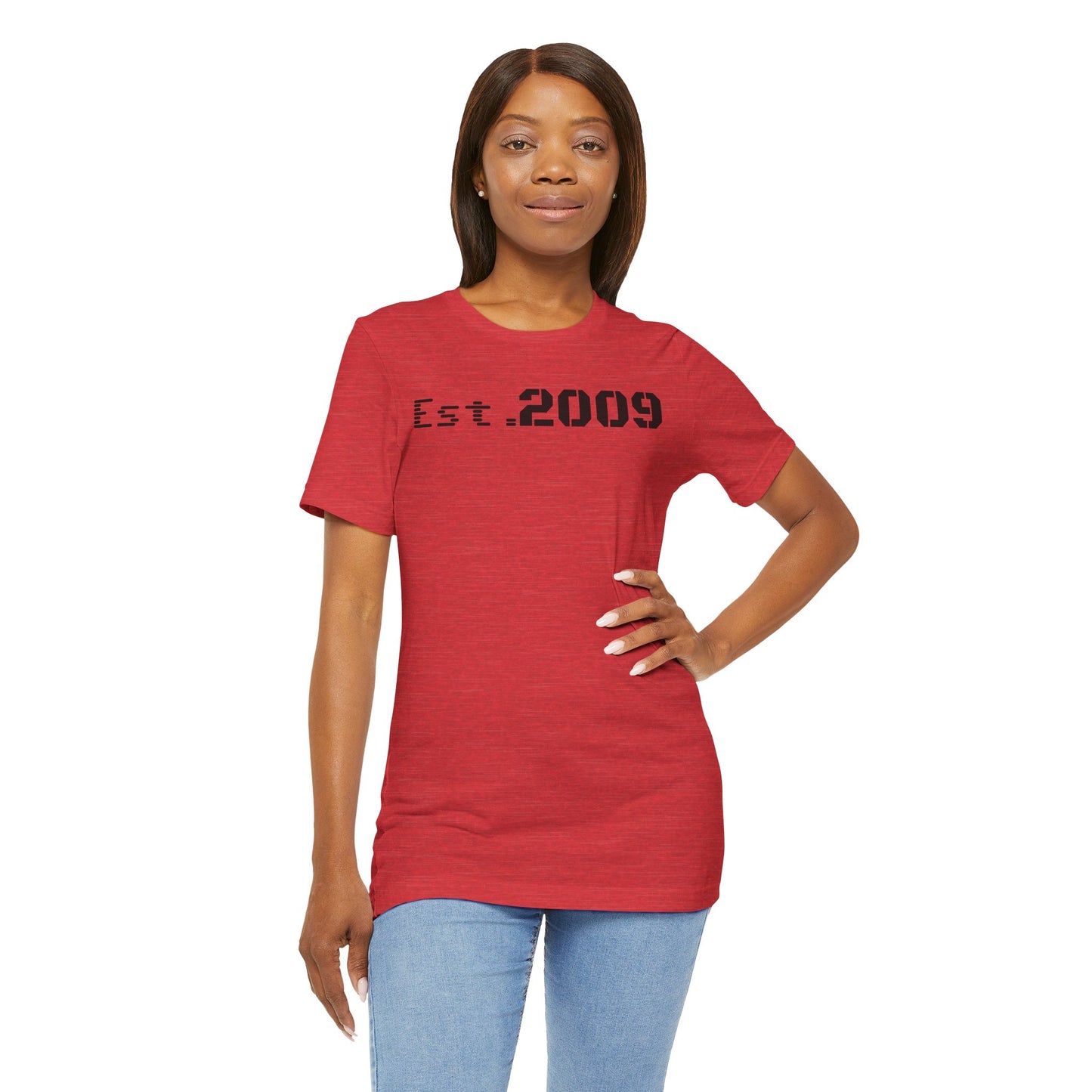 Established 2009 Unisex Tee - Casual Wear, Birthday Gift, Graduation Outfit, Anniversary Shirt, Personalized Fashion