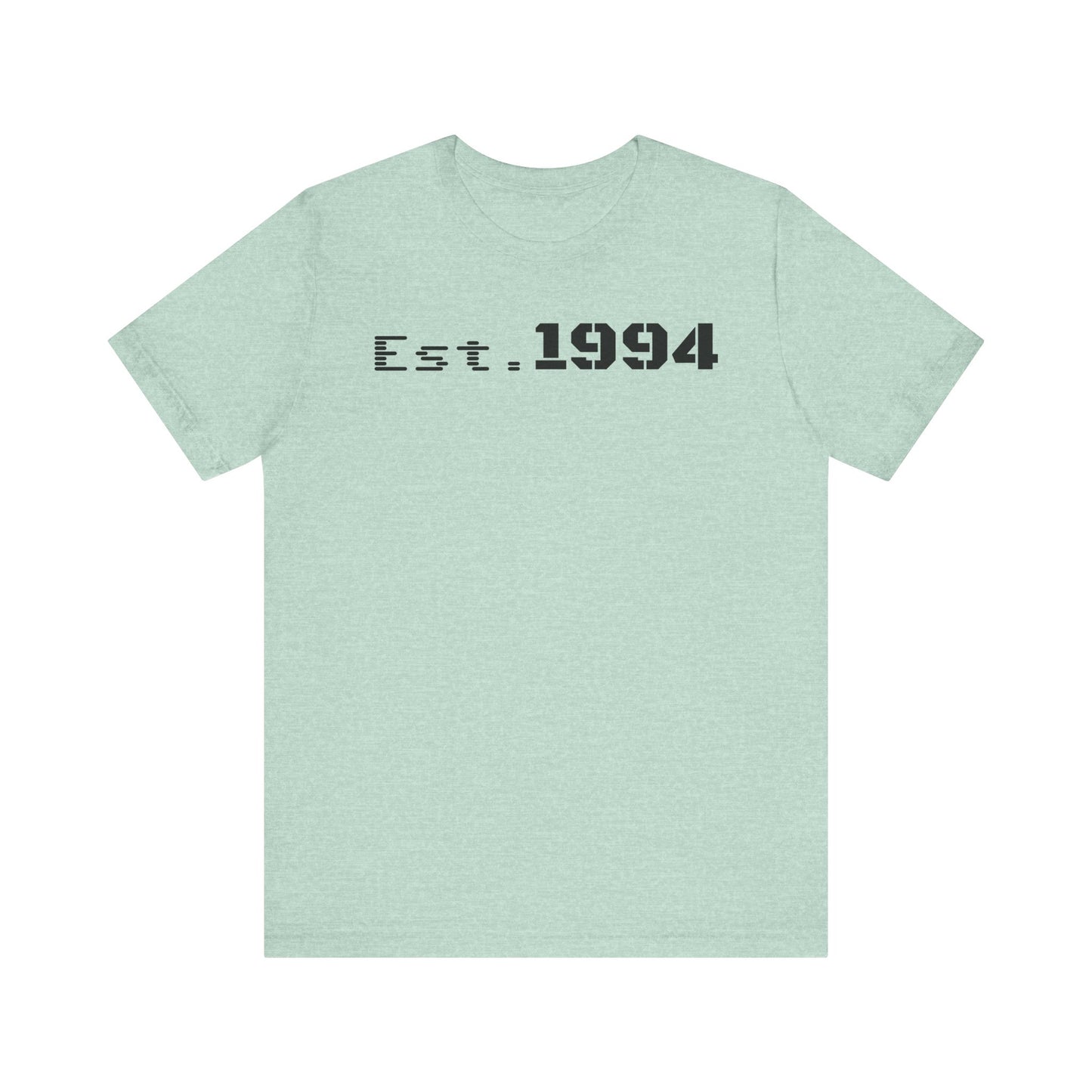 Est. 1994 Unisex Tee, Vintage Birthday Shirt, Nostalgic 90s Apparel, Perfect Gift for 30th Birthday, Casual Daily Wear