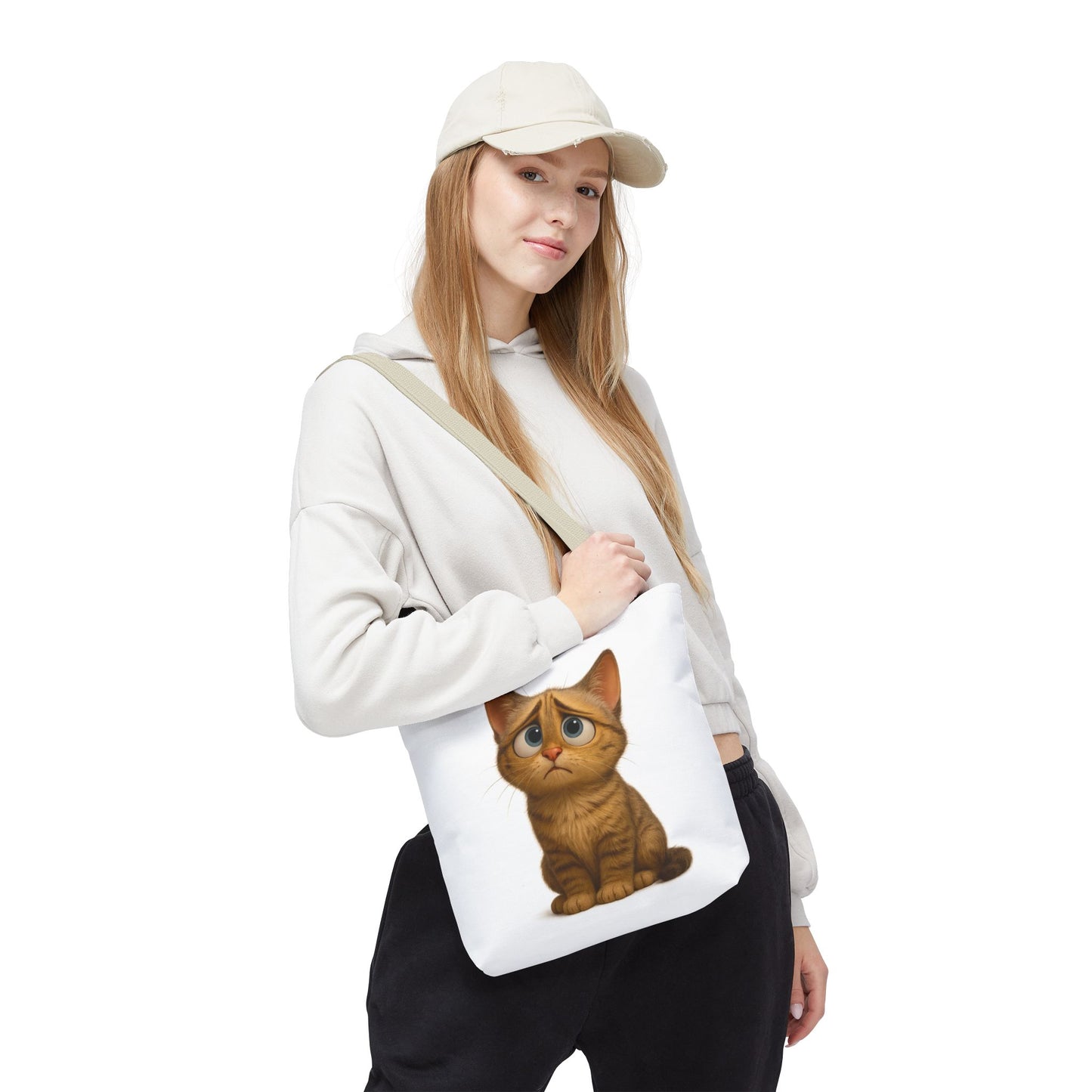 Cute Cat Tote Bag, Animal Lover Gift, Shopping Tote, Reusable Bag, Cute Merchandise, Eco-Friendly Gift