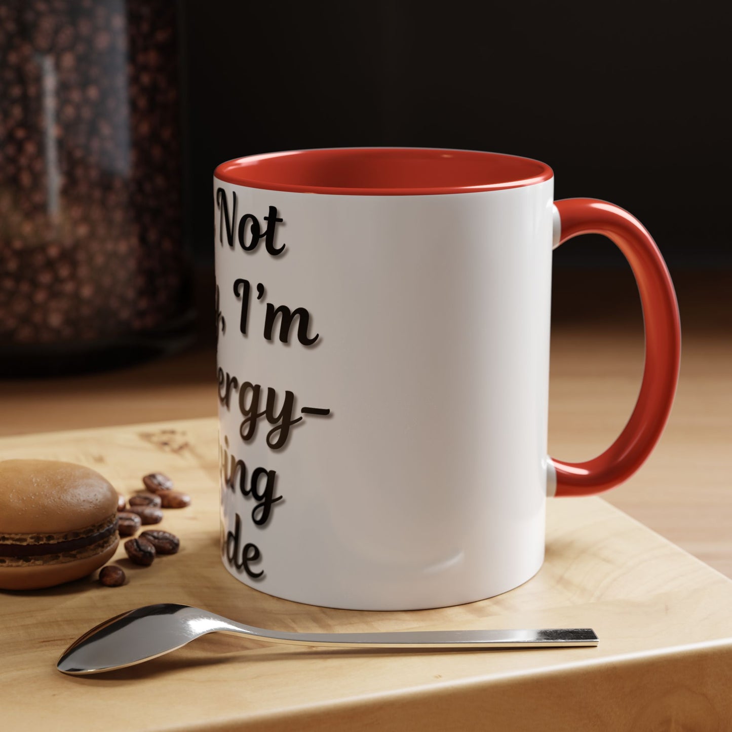 Humorous Coffee Mug - "I'm Not Lazy, I'm in Energy-Saving Mode"