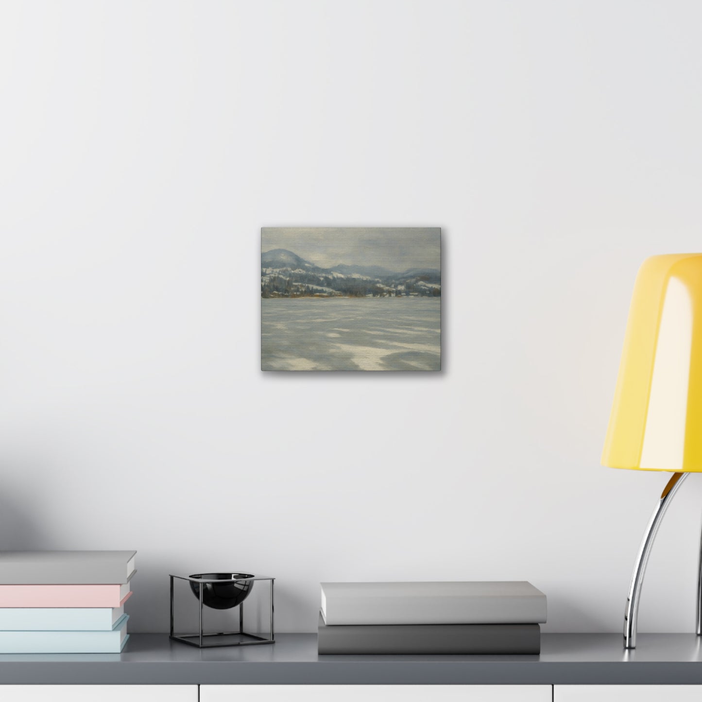 Serene Winter Landscape Canvas