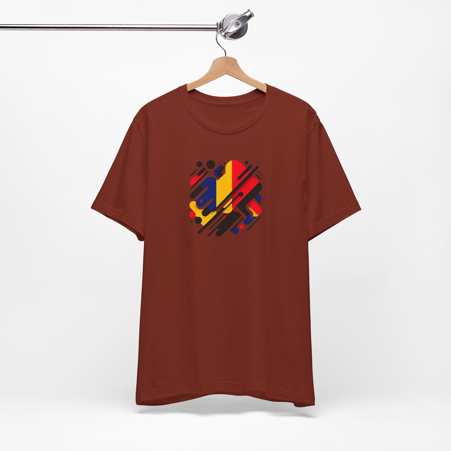 Artistic Heart Unisex Jersey Tee - Vibrant Graphic Tee, Casual Wear, Gift for Art Lovers, Birthday Surprise, Everyday Comfort