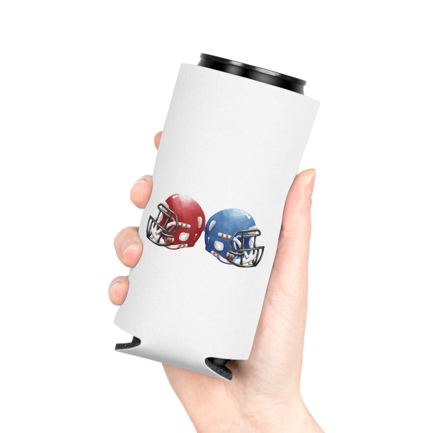 Game Day Can Cooler, Sports Team Drink Holder, Football Fan Gift, Tailgate Accessories, Party Beer Sleeve, Custom Cooler