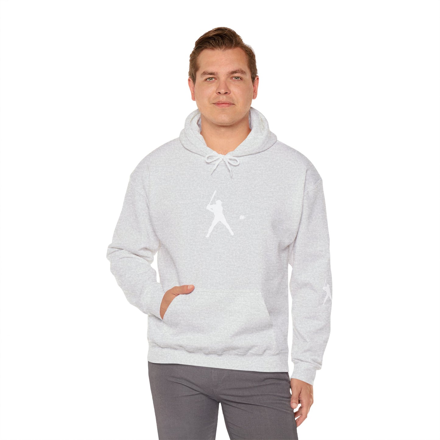 Sporty Unisex Baseball Hooded Sweatshirt, Casual Hoodie for Athletes, Perfect for Gifts, Comfy Streetwear, Ideal for Sports Events, Personal Use