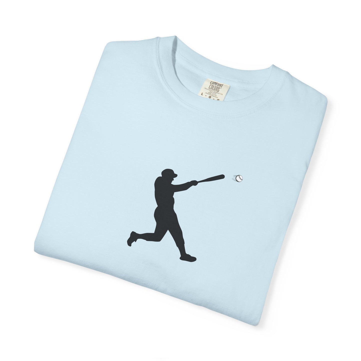 Sporty Garment-Dyed T-Shirt for Baseball Lovers, Casual Tee, Unisex Sports Shirt, Perfect Gift for Athletes, Outdoor Activities
