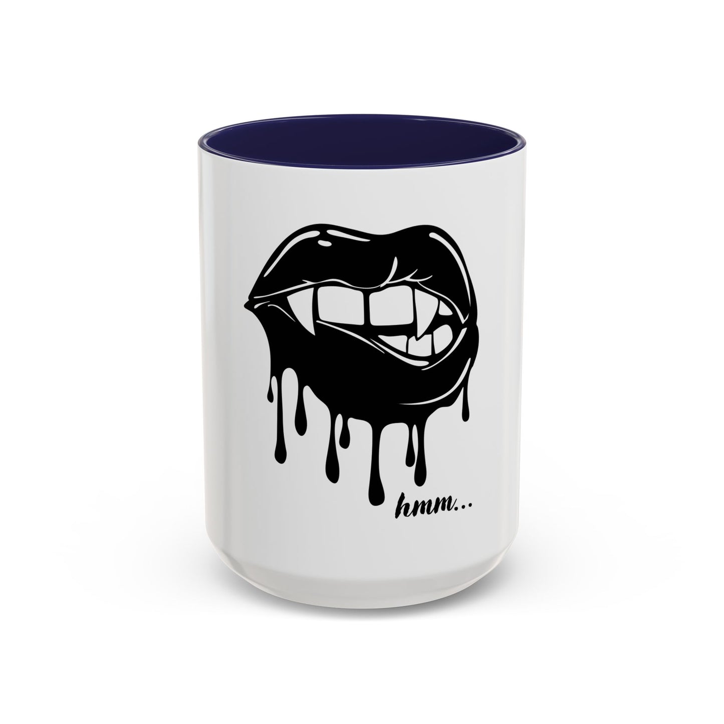 Vampire Lip Accent Coffee Mug - 11oz & 15oz - Unique Halloween Gift