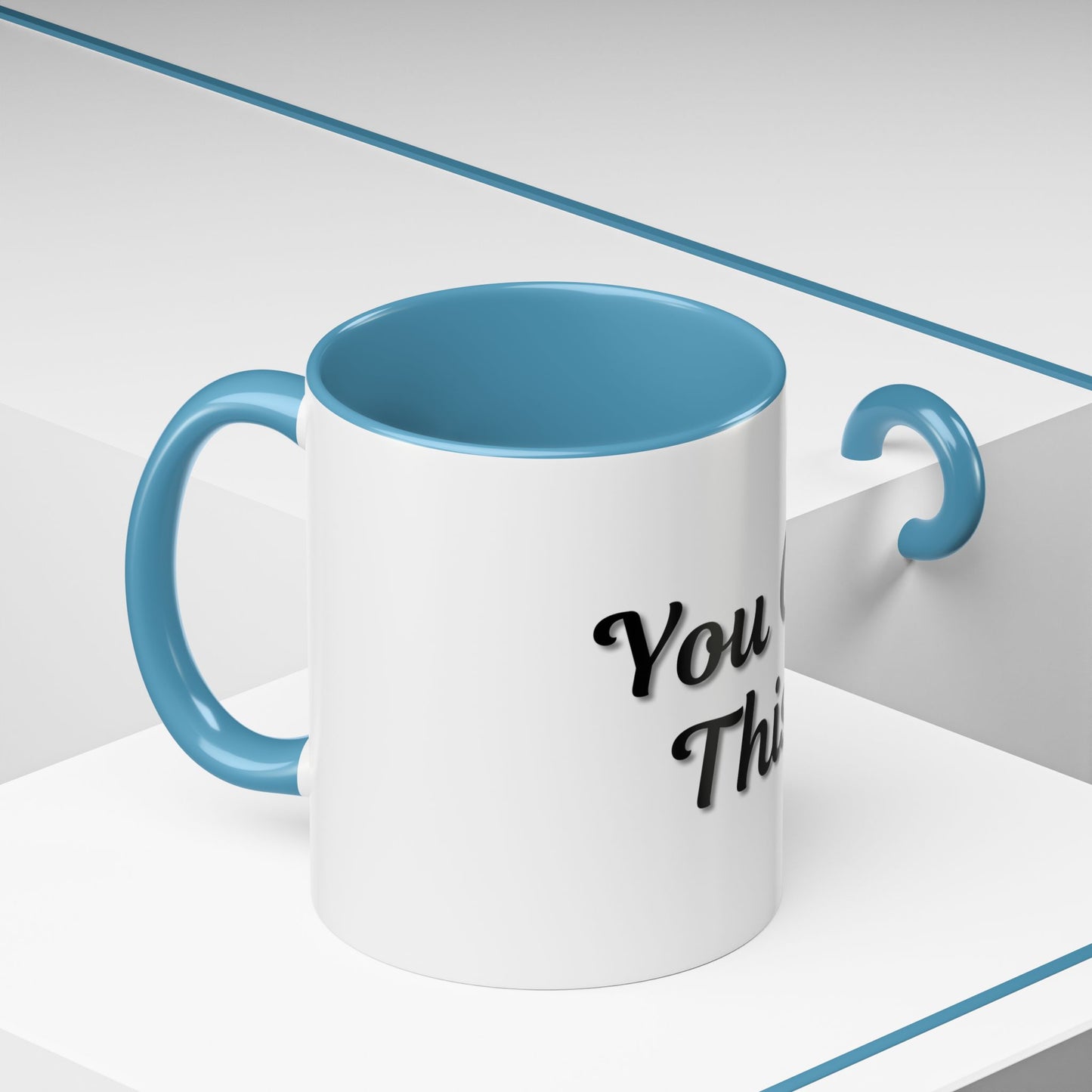 Inspirational Accent Coffee Mug - "You Got This!" - Perfect for Motivation & Gifts