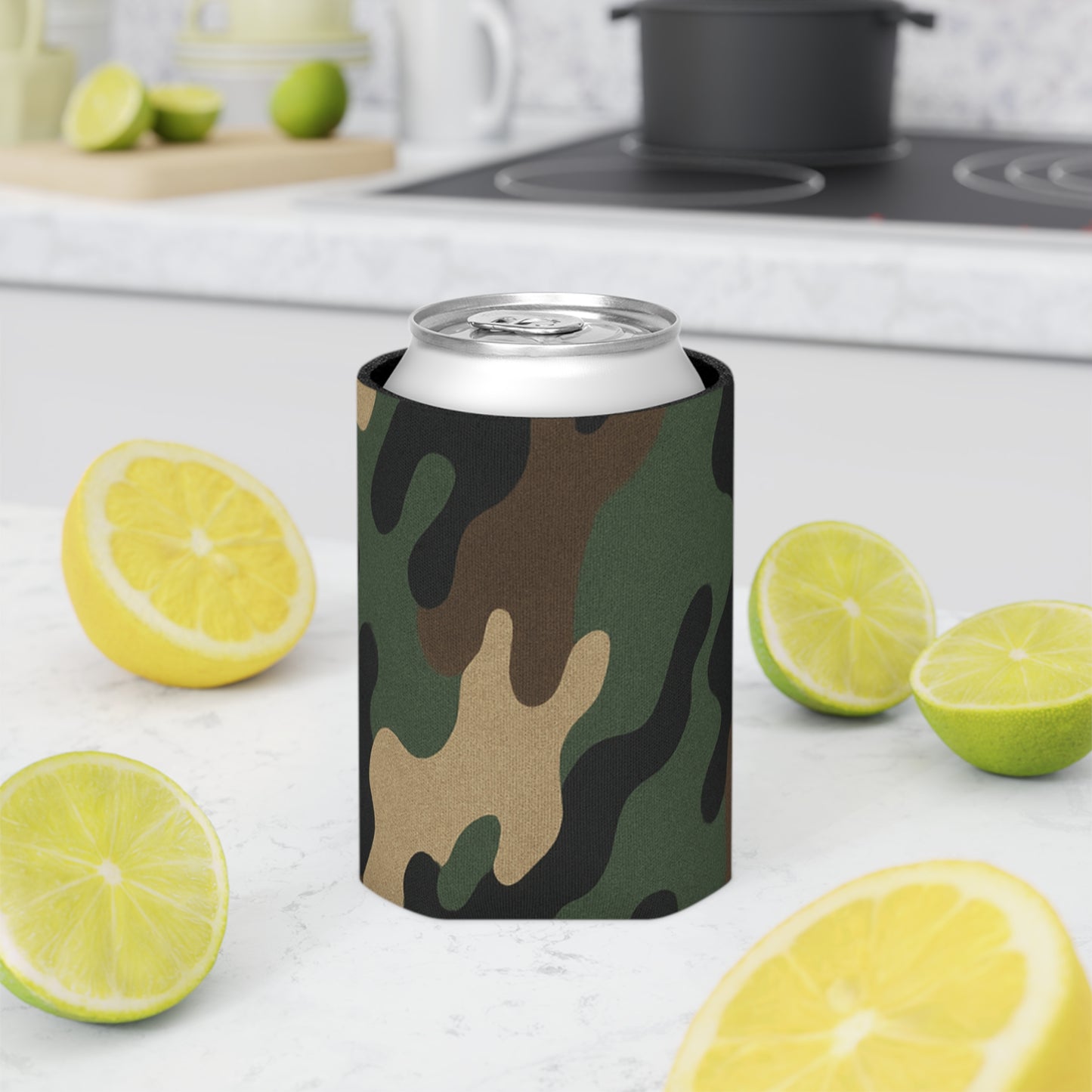 Camouflage Can Cooler | Beverage Insulator, Outdoor Parties, Gifts for Him, Hunting Accessories, Camping Gear