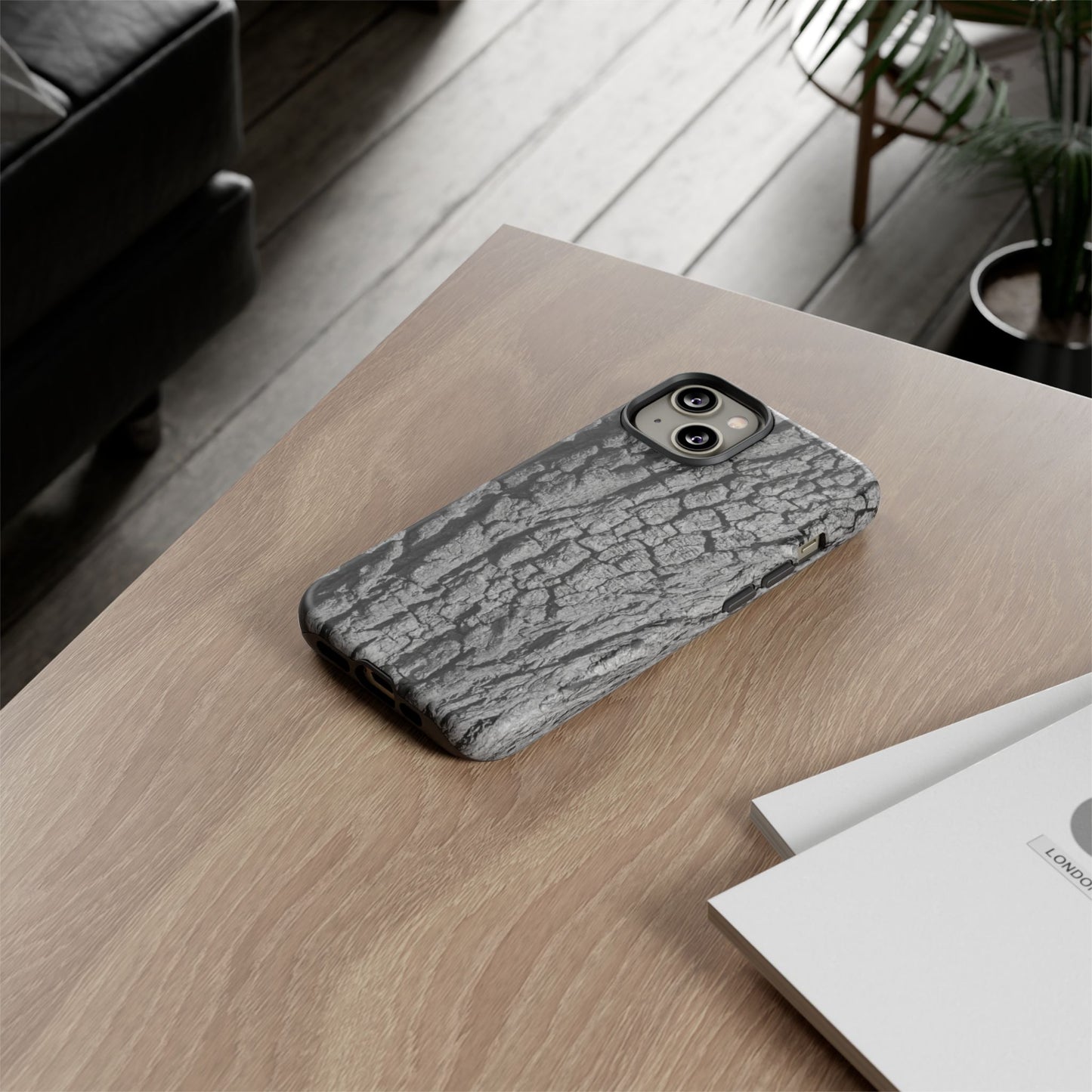 Rustic Bark Phone Case - Tough and Durable Protection