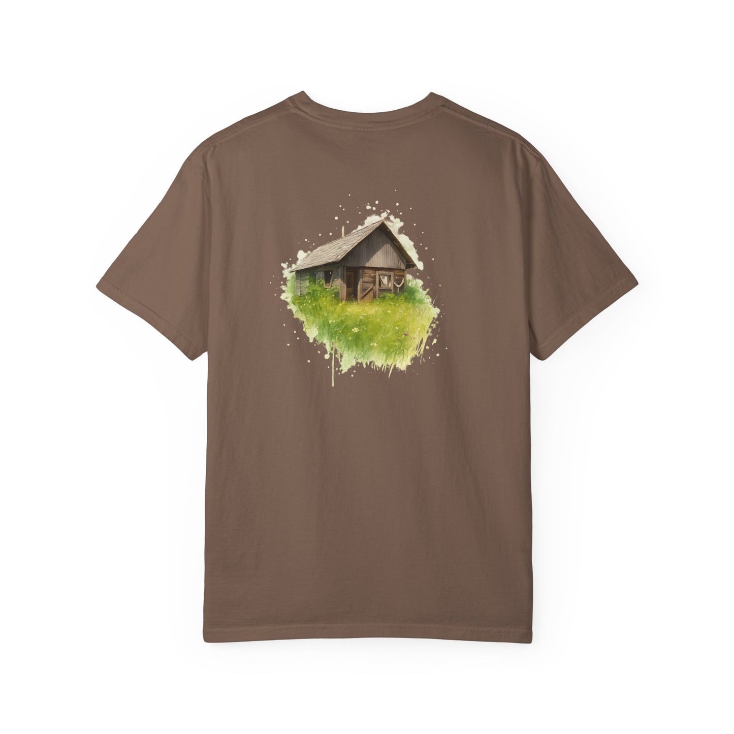 Nature-Inspired Unisex Garment-Dyed T-Shirt, Eco-Friendly Tee, Summer Casual Wear, Gift for Nature Lovers, Relaxed Fit T-Shirt