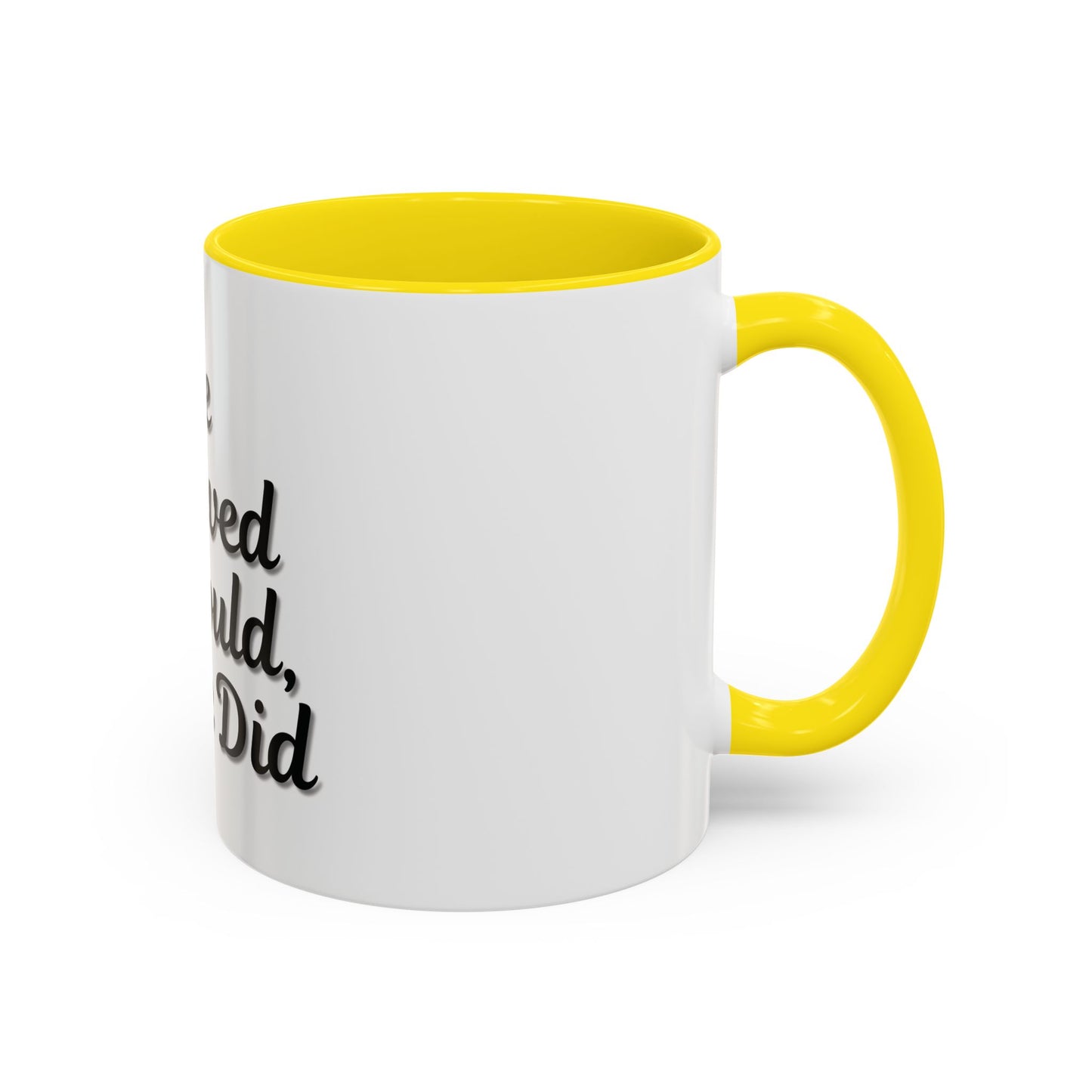 Inspirational Accent Coffee Mug - 'He Believed He Could, So He Did' - Perfect Gift for Motivational Moments