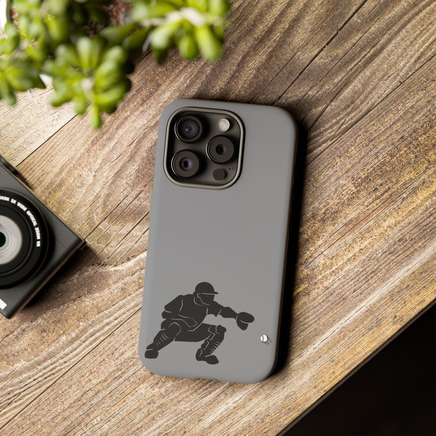 Baseball Catcher Phone Case - Tough Cases, Sports Phone Cover, Great for Athletes, Perfect Gift for Baseball Lovers, Unique Cell Phone Design
