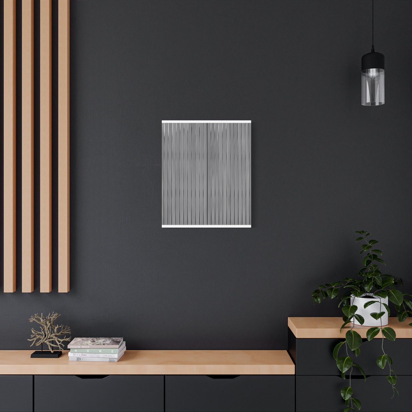 Modern Striped Canvas Art - 1.25" Stretched Wall Decor