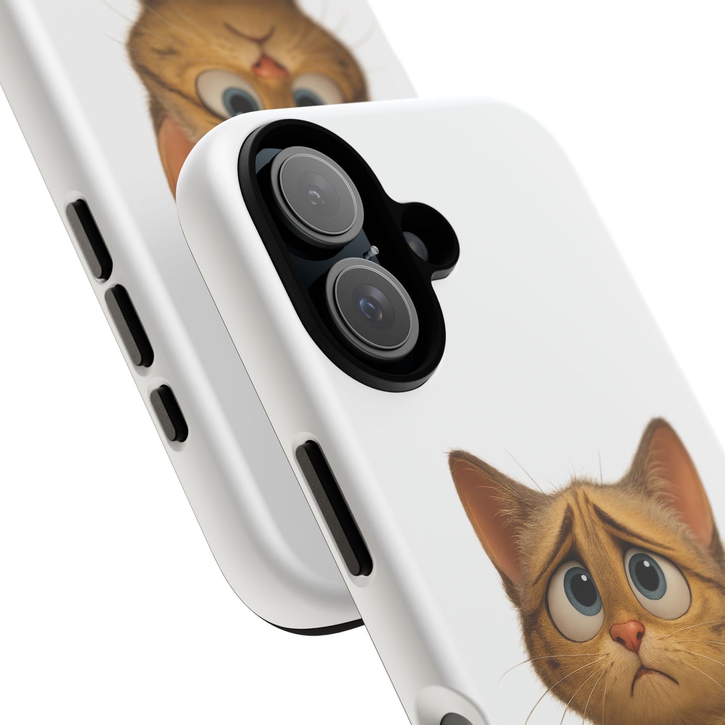 Cute Cat Phone Case, Funny Kitty Case, Animal Lover Gift, Cat Lover Accessory, Unique Cat Design Case, Pet Mom Gift