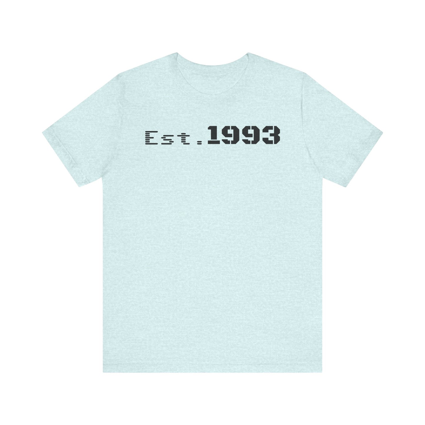 Est. 1993 Unisex Short Sleeve Tee - Perfect for Birthdays, Nostalgia, Casual Wear, Gifts, and Celebrations
