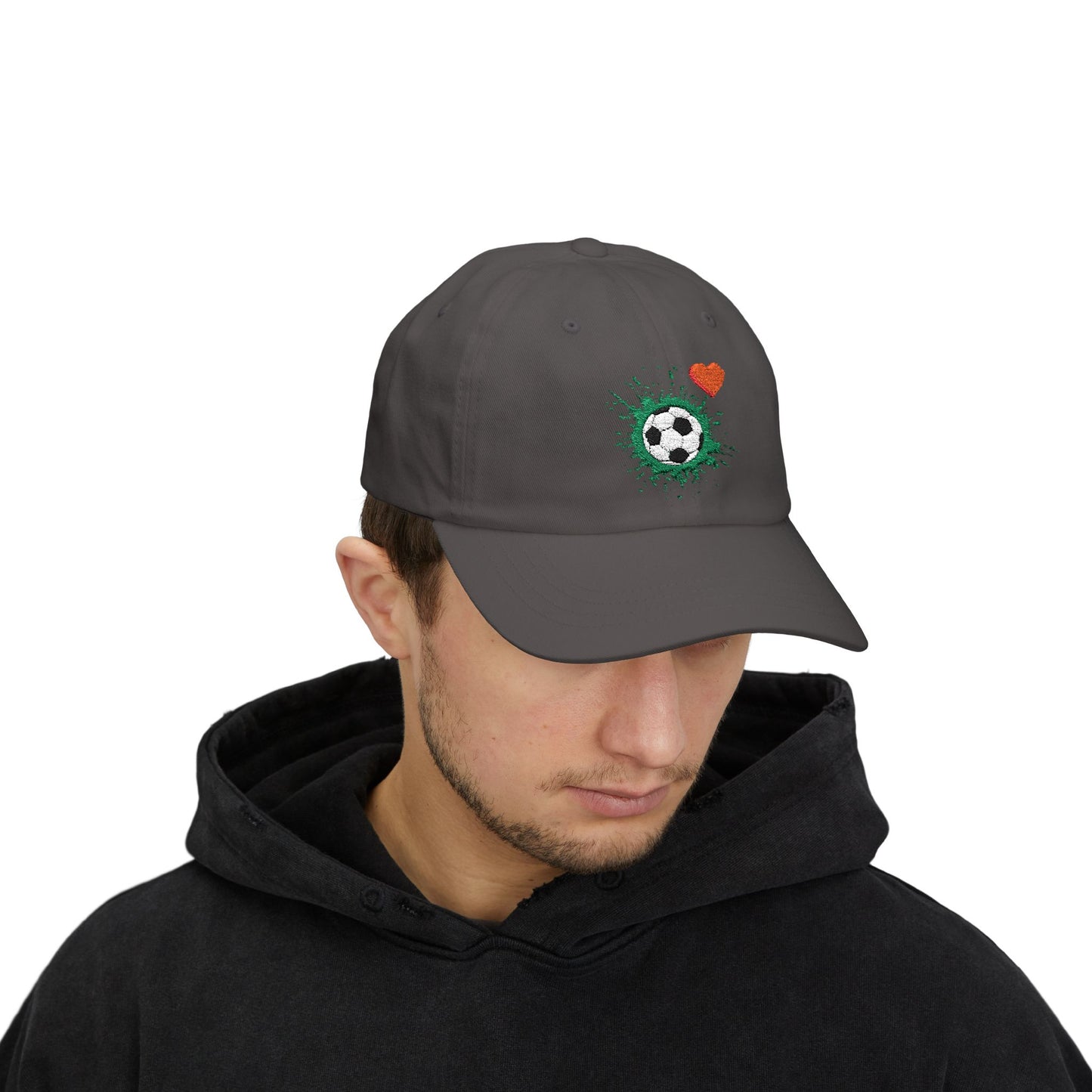 Soccer Love Dad Cap | Perfect Gift for Sports Lovers, Father's Day, Outdoor Events, Casual Wear, Adjustable Cap