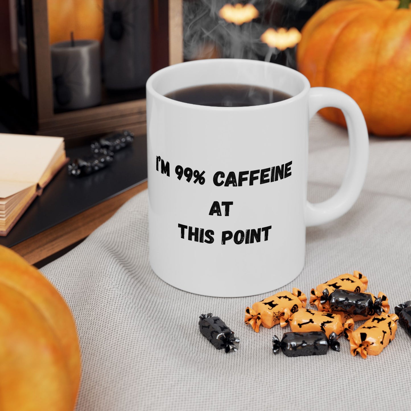 Funny Caffeine Ceramic Mug - 11oz & 15oz