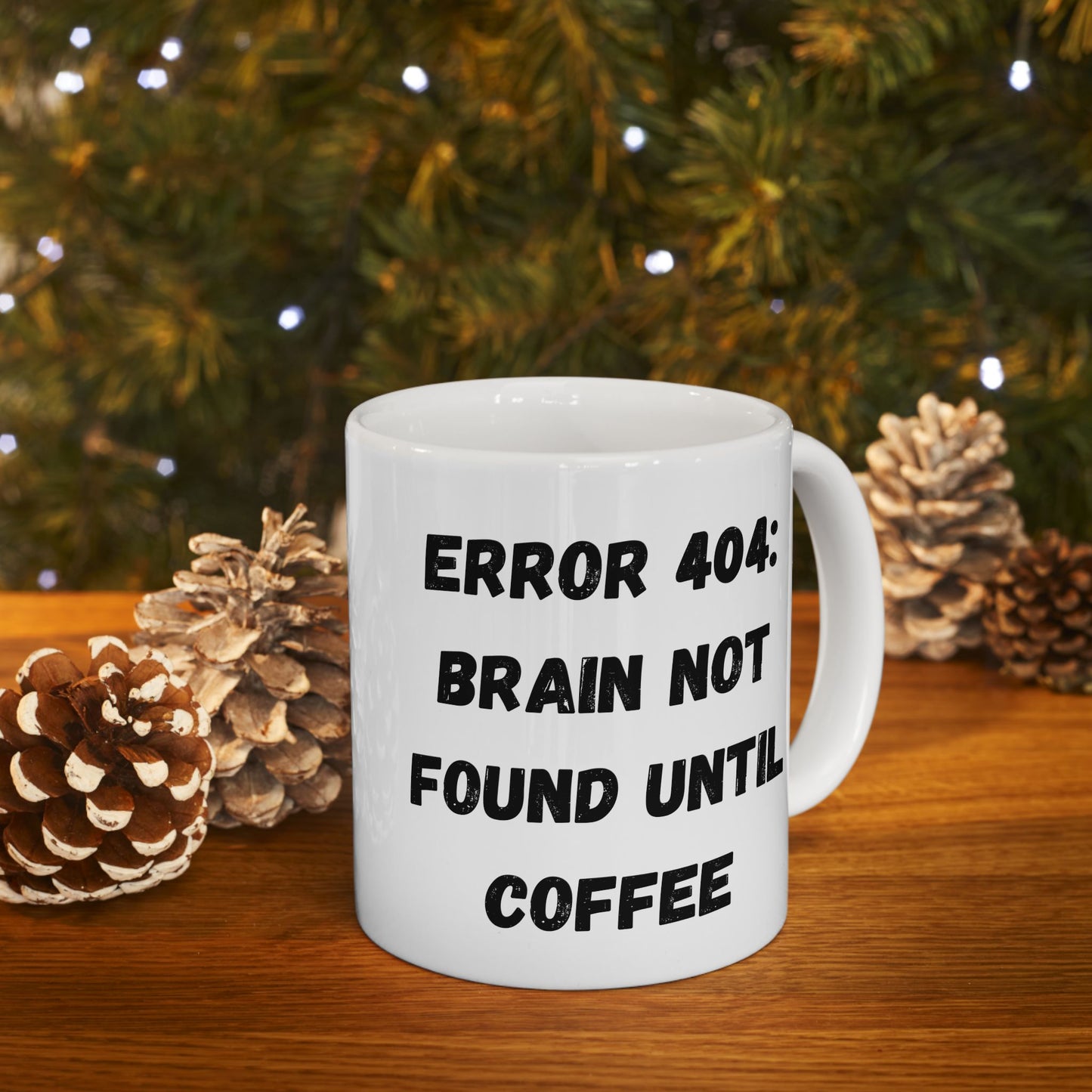 Funny Error 404 Ceramic Mug - Perfect Gift for Tech Lovers
