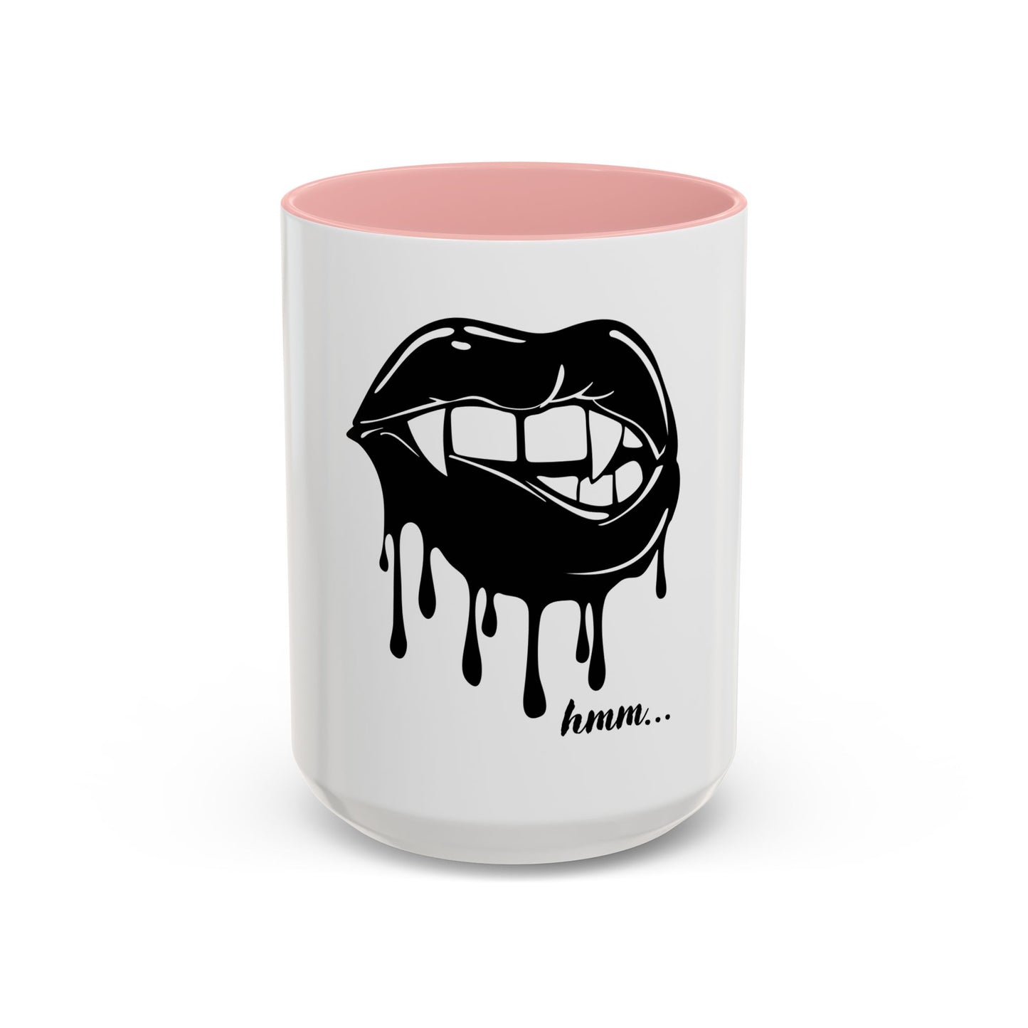 Vampire Lip Accent Coffee Mug - 11oz & 15oz - Unique Halloween Gift