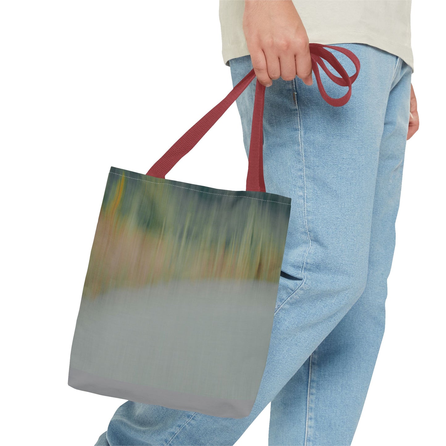 Serene Landscape Tote Bag - Stylish Eco-Friendly Carryall for Everyday Use