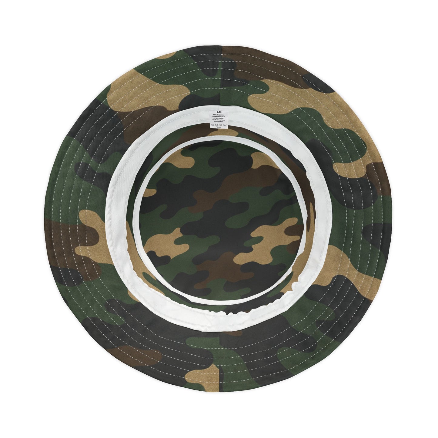 Camouflage Bucket Hat - Trendy AOP Headwear, Summer Fashion Accessory, Outdoor Adventure Cap, Unique Gift for Him/Her, Stylish Festival Hat