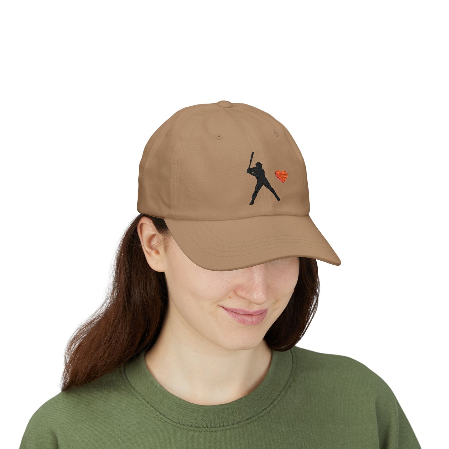 Baseball Love Dad Cap - Perfect Gift for Sports Dads, Father's Day, Casual Wear, Summer Style, Stylish Baseball Hat