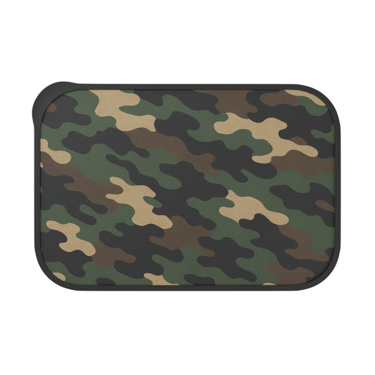 Camouflage Bento Box with Utensils, Stylish Lunch Container, Meal Prep Box, Outdoor Picnic Essential, Durable Food Storage
