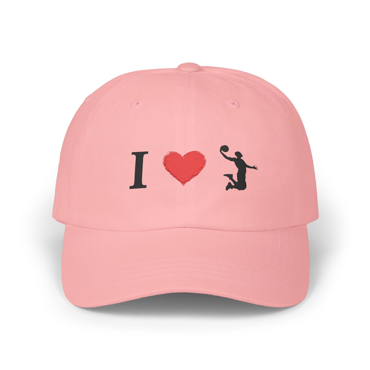 I Love Basketball Dad Cap, Casual Hat for Dads, Gift for Father's Day, Sports Lover Cap, Family Outing Accessory, Everyday Wear