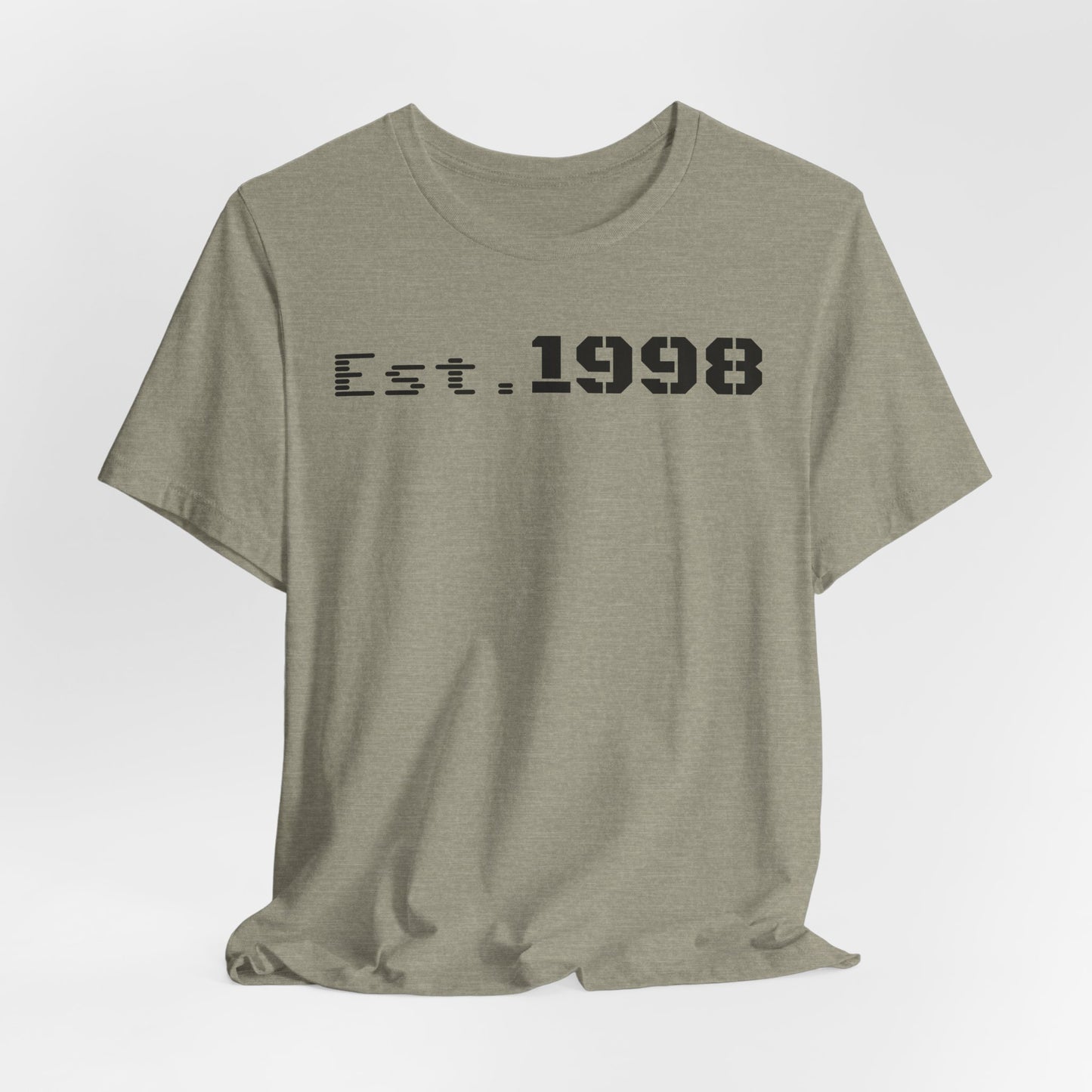 Vintage Est. 1998 Tee - Retro Unisex Shirt for Birthdays, Gifts, Everyday Wear, Casual Style, Nostalgia