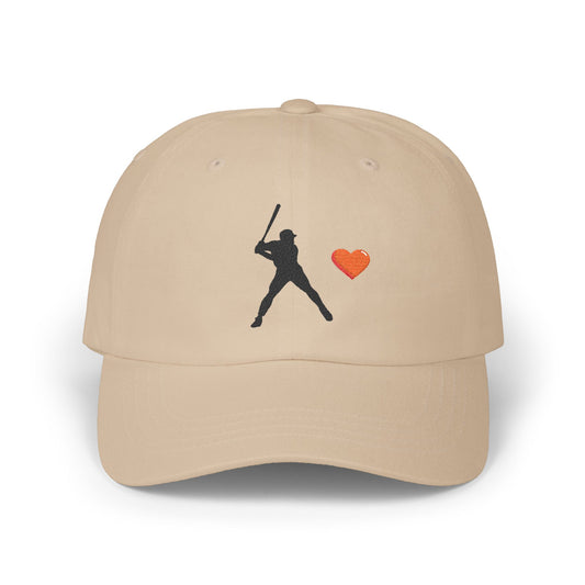 Baseball Love Dad Cap - Perfect Gift for Sports Dads, Father's Day, Casual Wear, Summer Style, Stylish Baseball Hat