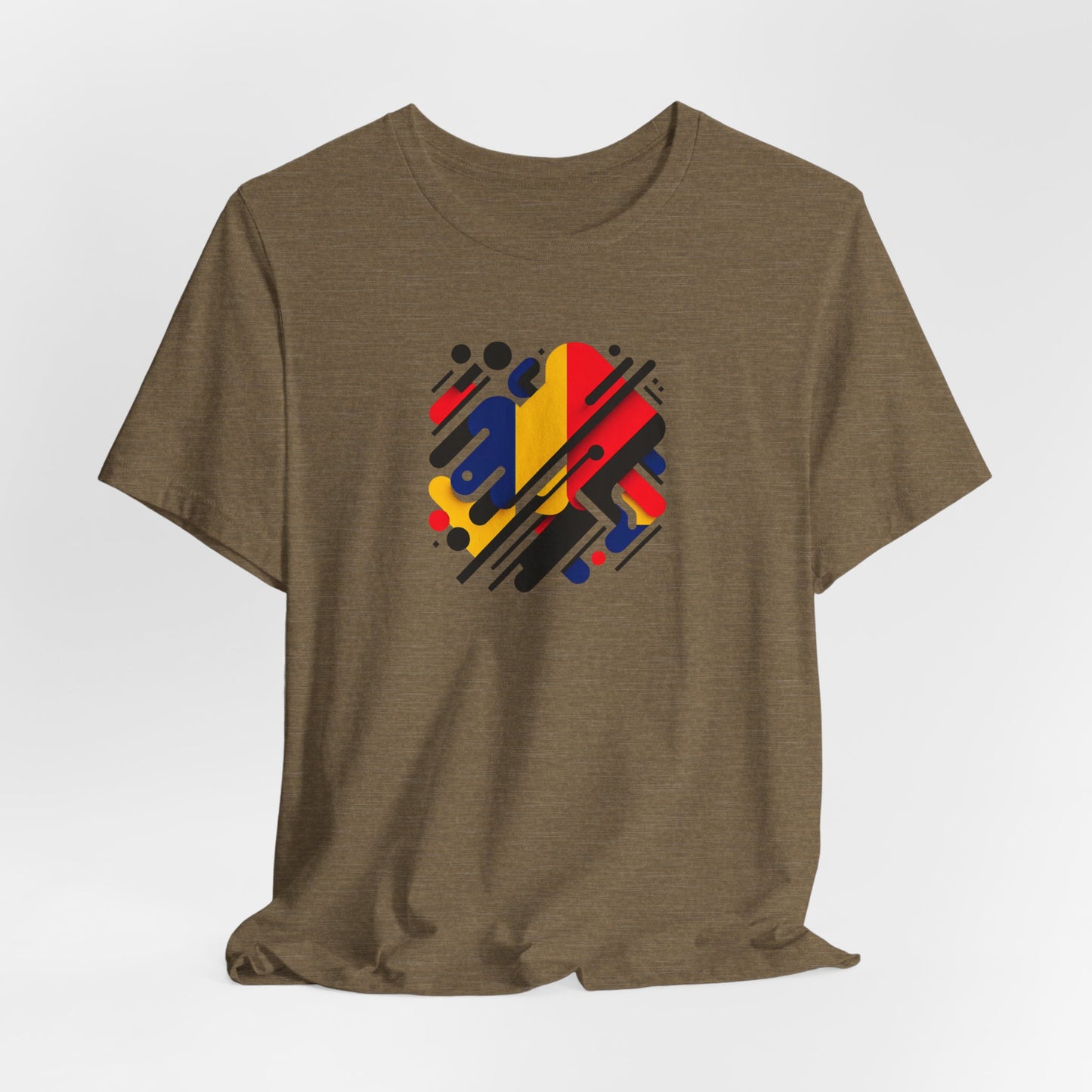 Artistic Heart Unisex Jersey Tee - Vibrant Graphic Tee, Casual Wear, Gift for Art Lovers, Birthday Surprise, Everyday Comfort